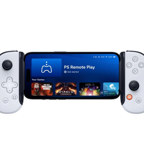 Sony PlayStation Backbone White Handheld Console for Mobile Gaming for Phone